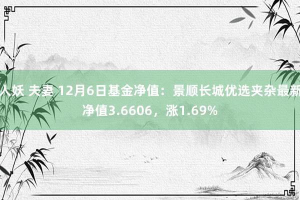 人妖 夫妻 12月6日基金净值：景顺长城优选夹杂最新净值3.6606，涨1.69%