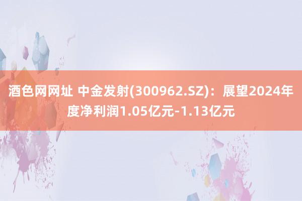 酒色网网址 中金发射(300962.SZ)：展望2024年度净利润1.05亿元-1.13亿元
