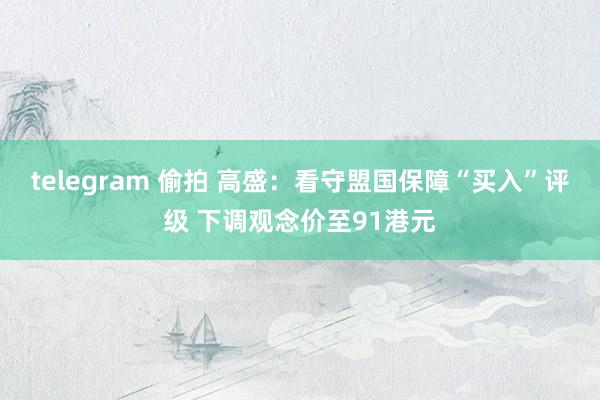 telegram 偷拍 高盛：看守盟国保障“买入”评级 下调观念价至91港元